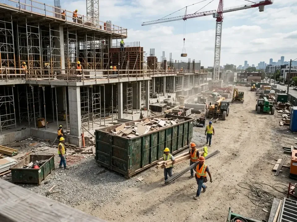 commercial-construction-site-w-002 — frequently asked questions, Low Cost Construction Dumpster Rental in New Brunswick, NJ